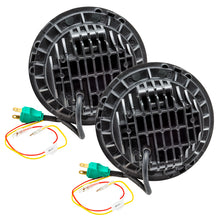 Load image into Gallery viewer, Oracle 7in High Powered LED Headlights - Black Bezel - White