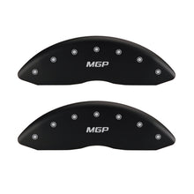 Load image into Gallery viewer, MGP 4 Caliper Covers Engraved Front &amp; Rear MGP Red finish silver ch