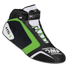 Load image into Gallery viewer, OMP KS-1 Shoes Black/White/Green - Size32