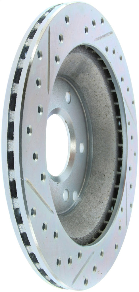 StopTech Select Sport 89-95 Chevrolet Corvette Slotted and Drilled Left Rear Rotor