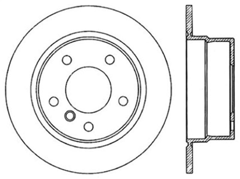 StopTech Slotted & Drilled Sport Brake Rotor