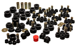 Energy Suspension 02-09 Nissan 350Z / 03-07 Infiniti G35 Coupe Black Hyper-Flex Master Bushing Set - GTR Auto