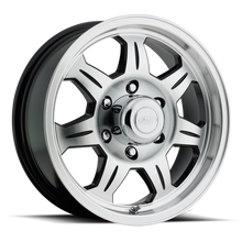 Load image into Gallery viewer, Raceline 870 Element 12x4in / 5x114.3 BP / 0mm Offset / 3.19mm Bore - Black &amp; Machined Wheel