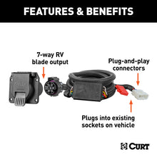 Load image into Gallery viewer, Curt 16-20 Honda Pilot Custom Wiring Connector (7-Way RV Blade Socket)