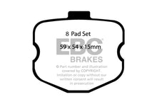 Load image into Gallery viewer, EBC 06-08 Chevrolet Corvette (C6) 7.0 (Z06) Orangestuff Rear Brake Pads
