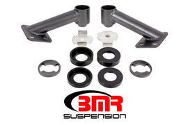 BMR 15-17 S550 Mustang Cradle Bushing Lockout Kit - Black Hammertone - GTR Auto