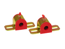 Load image into Gallery viewer, Prothane Universal Greasable Sway Bar Bushings - 11/16in - Type B Bracket - Red