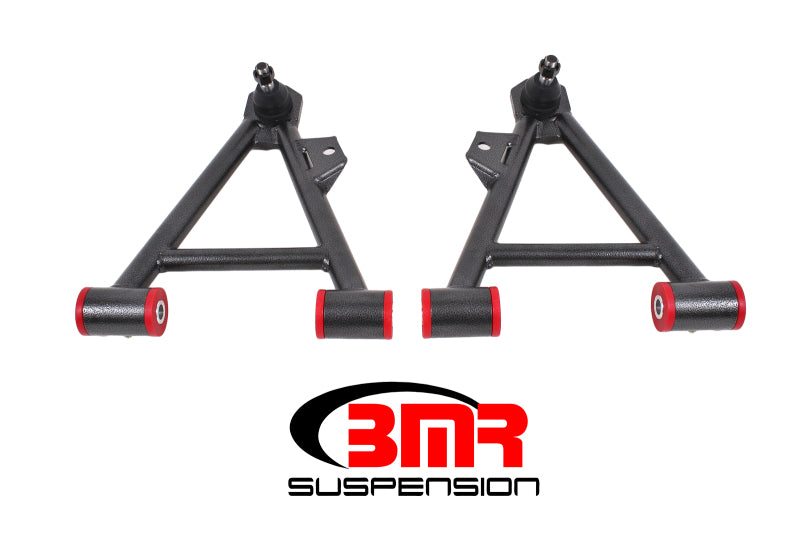 BMR 94-04 Mustang Lower Non-Adj. A-Arms (Coilover Only) w/ STD. Ball Joint (Poly) - Black Hammertone - GTR Auto