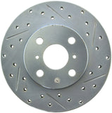 StopTech 92-95 Toyota Paseo Slotted & Drilled Left Front Brake Rotor