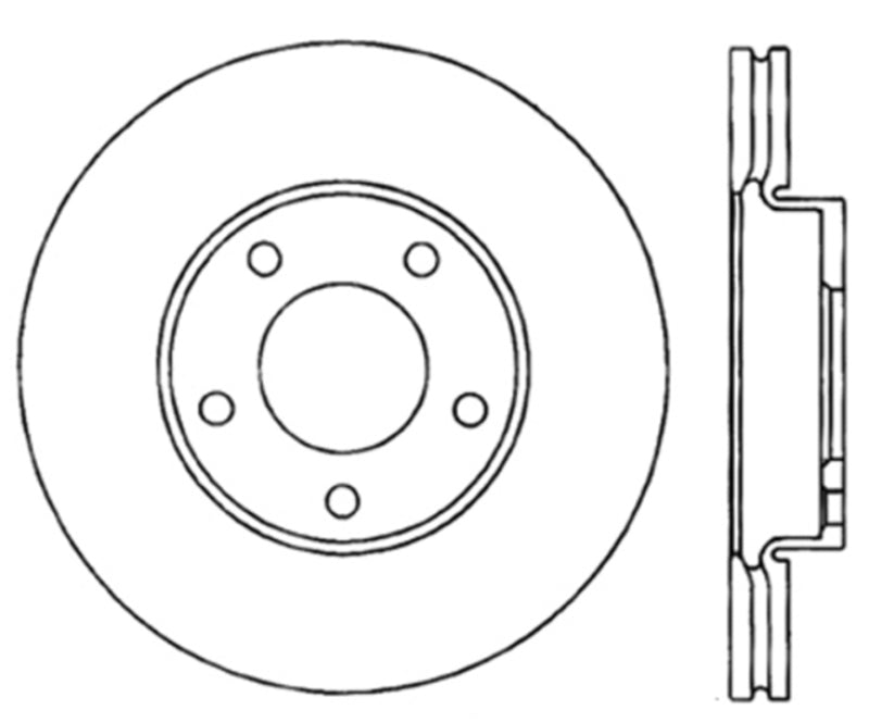 Stoptech Performance Brake Rotor CRYO