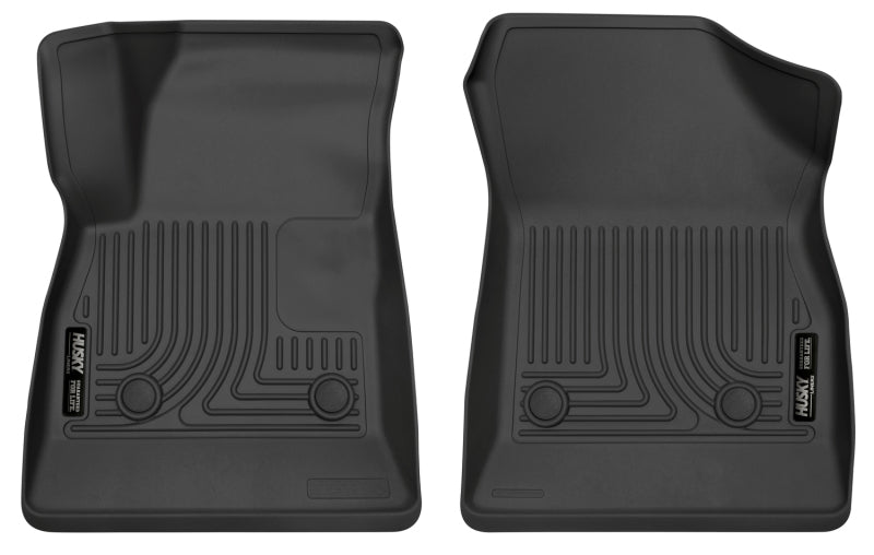 Husky Liners 2016+ Chevrolet Cruze (incl Hatch/Sedan) X-Act Contour Black Front Floor Liners - GTR Auto