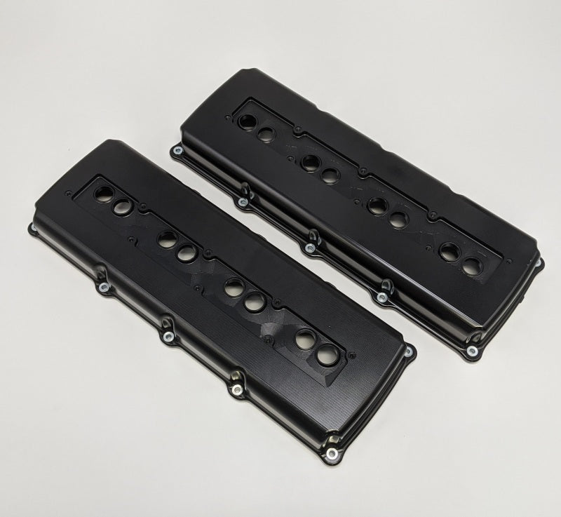 Granatelli 10-22 Dodge HEMI 5.7L/6.1L/6.2L/6.4L Billet Valve Cover Set - Black Anodized