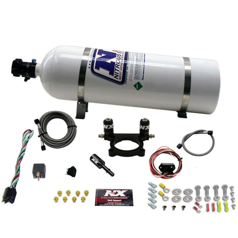 Nitrous Express 13-16 Dodge Dart 2.0L Nitrous Plate Kit (35-100HP) w/15lb Bottle