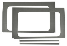 Load image into Gallery viewer, DEI 18-23 Jeep Wrangler JL 4-Door Boom Mat Rear Side Window Trim - 4 Piece - Gray Leather Look