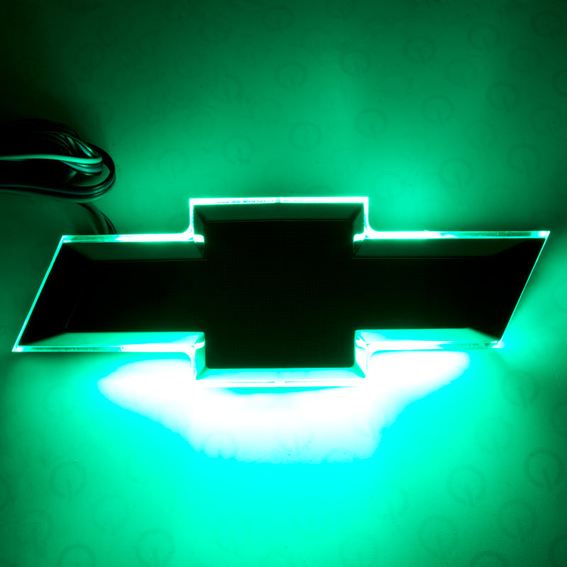 Oracle Illuminated Bowtie - Gloss Black Center - Dual Intensity - Green