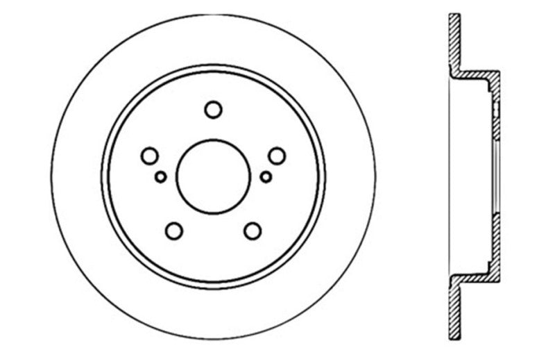 StopTech Drilled Sport Brake Rotor