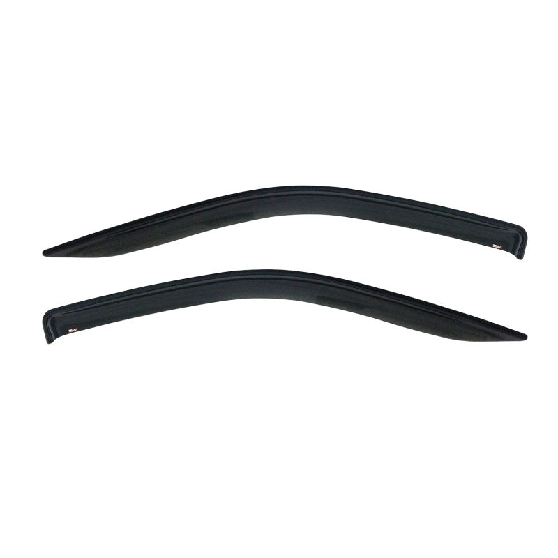 Westin 2007-2013 Chevy Silverado 1500 Standard Cab Wade Slim Wind Deflector 2pc - Smoke