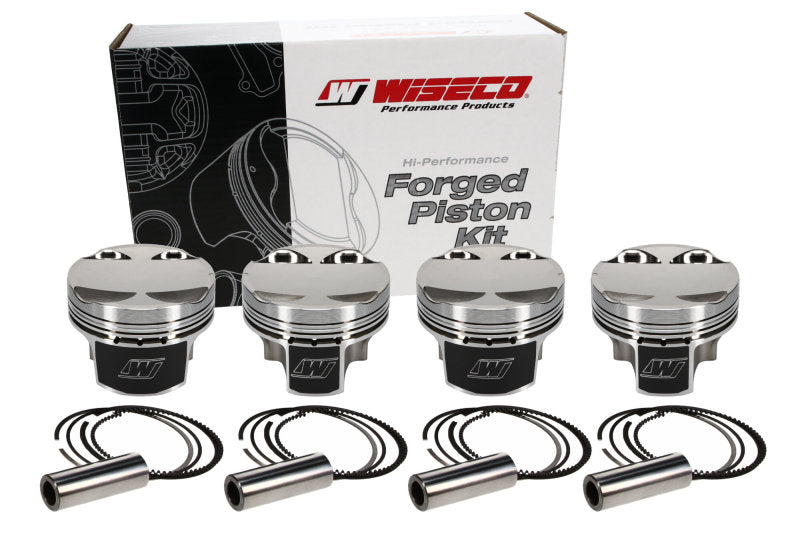 Wiseco Mitsu Evo 4-9 HD2 Asymmetric Skirt Gas Ported Bore 86.50mm - Size +.060 -CR 10.5:1 Piston Set