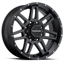 Load image into Gallery viewer, Raceline 931B Injector 20x9in / 8x180 BP / 12mm Offset / 124.2mm Bore - Satin Black Wheel