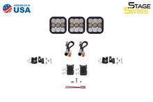 Load image into Gallery viewer, Diode Dynamics SS5 Sport Universal CrossLink 3-Pod Lightbar - Yellow Driving