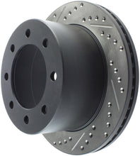 Load image into Gallery viewer, StopTech 04-09 Silverado 3500 4WD/06-09 2WD (Dual Rear Wheel) Slotted &amp; Drilled Right Rear Rotor