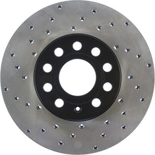 Load image into Gallery viewer, StopTech 05-10 VW Jetta (Exc Wagon) / 09-10 Jetta Wagon /07-10 Rabbit Drilled Cryo Right Front Rotor