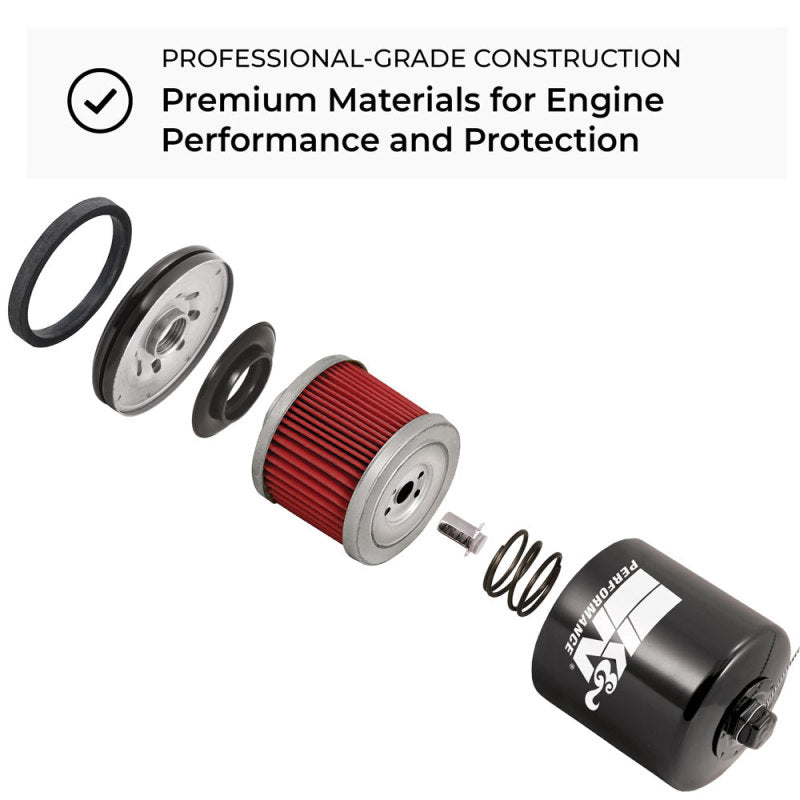 K&N Oil Filter 80-98 Harley-Davidson FXB/FXD?FXDB/FXDC/FXDL/FXDS/FXDWG - 3in OD x 5.969in Height