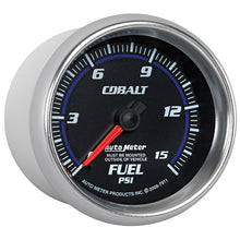 Load image into Gallery viewer, Autometer Cobalt 2-5/8in  Mechanical Fuel Pressure Gauge 0-15 PSI