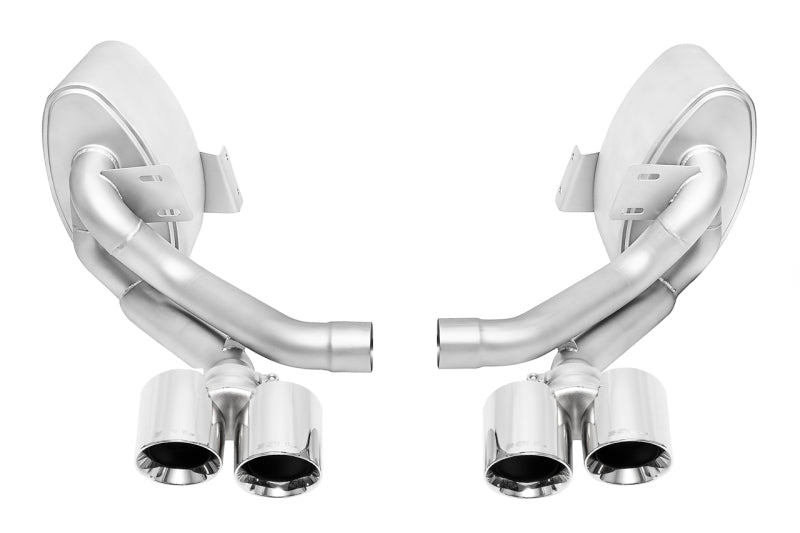 SOUL 09-11 Porsche 997.2 Carrera Sport Side Mufflers - Polished Chrome Tips
