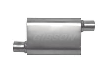 Load image into Gallery viewer, Gibson CFT Superflow Offset/Offset Oval Muffler - 4x9x13in/2.5in Inlet/2.5in Outlet - Stainless