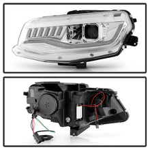 Load image into Gallery viewer, Spyder Chevy Camaro 16-18 (Do Not Fit Halogen) Projector Headlights Chrome PRO-YD-CCAM16HIDSI-SEQ-C