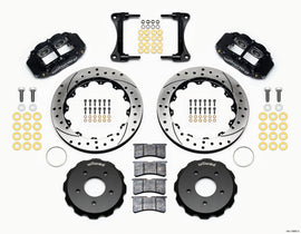 Wilwood Narrow Superlite 4R Front Hat Kit 12.88in Drill 2007-Up Jeep Wrangler