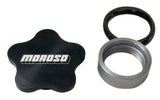 Moroso Universal Filler Cap Kit - 1-3/8-12 - Aluminum Bung - Black Anodized