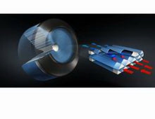 Load image into Gallery viewer, Volant Universal PowerCore Air Filter - 8.0in x 8.0in w/ 4.5in Flange ID