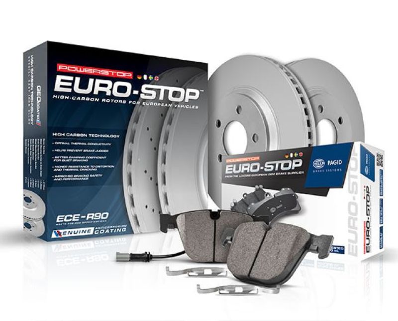 Power Stop 99-03 Saab 9-3 Rear Euro-Stop Brake Kit