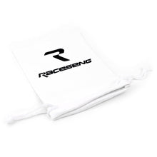 Load image into Gallery viewer, Raceseng Shift Knob Cover (Thermal Bag) - White Microfiber w/Black Logo
