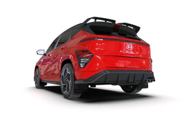 Rally Armor 24-25 Hyundai Kona N Line Black UR Mud Flap - Metallic Black Logo