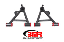 Load image into Gallery viewer, BMR 94-04 Mustang Lower Non-Adj. A-Arms (Coilover Only) w/ Tall Ball Joint (Poly) - Black Hammertone - GTR Auto