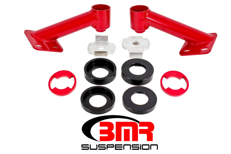 BMR 15-17 S550 Mustang Cradle Bushing Lockout Kit - Red - GTR Auto