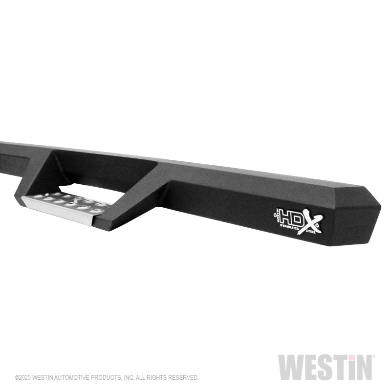 Westin 2020 Chevy Silverado 2500/3500 HDX Stainless Drop W2W Nerf Step Bars - Textured Black