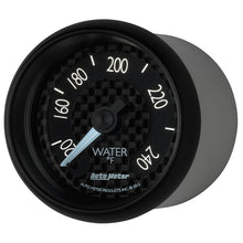 Load image into Gallery viewer, Autometer GT Series 52mm Mechanical 120-240 Deg F Water Temperature Gauge