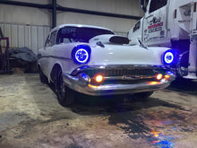 Load image into Gallery viewer, Oracle Pre-Installed Lights 7 IN. Sealed Beam - Blue Halo