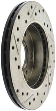 Load image into Gallery viewer, StopTech 94-96 Nissan 240SX SportStop Slotted &amp; Drilled Front Left Rotor