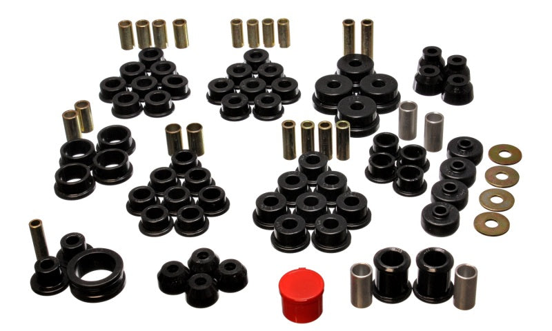 Energy Suspension 84-95 Chevrolet Corvette Black Hyper-flex Master Bushing Set - GTR Auto