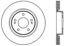 Load image into Gallery viewer, StopTech 09-15 Mitsubishi Lancer Ralliart Sport Stop Slotted &amp; Drilled Front Right Rotor