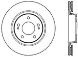 StopTech 09-15 Mitsubishi Lancer Ralliart Sport Stop Slotted & Drilled Front Right Rotor