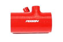 Load image into Gallery viewer, PERRIN 22-24 Subaru WRX / 20-25 LGT &amp; OBXT Turbo Inlet Hose w/Turbo Adapter Flange (Short) - Red