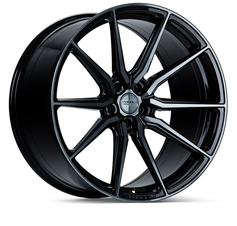 Vossen HF-3 20x10.5 / 5x112 / ET36 / Deep Face / 66.5 - Double Tinted - Gloss Black Wheel