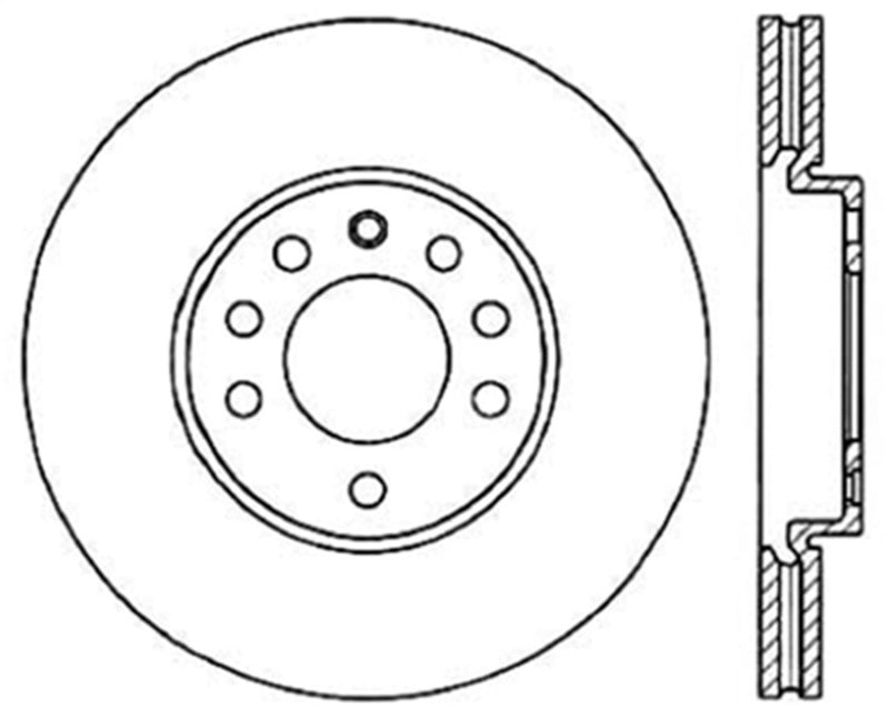 StopTech Drilled Sport Brake Rotor