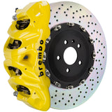 Brembo 02-08 G500/03-04 G55/09-18 G550 Front GT BBK 8 Piston Cast 412x38 2pc Rotor Drilled- Yellow